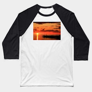 Sunset across the bay Baseball T-Shirt